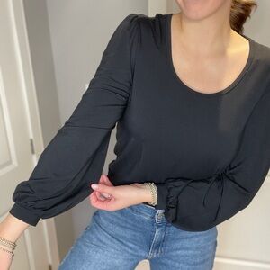 Jackson Rowe Black Long Sleeve Top